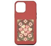 Heart Shaped Favors and Flowers Art Nouveau Case for iPhone 12 Pro Max