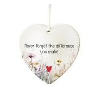 Heart Shaped Friendship Ornament Christmas Tree Hanging Ornaments Keepsake Friendship Gifts for Christmas Tree Decorations Xmas Anniversary Graduation Gifts Home Decor for Best Friends (Heart-A)