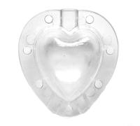 Heart Shaped Fruit Growing For Mold Plastic Forming Tool for Pear Watermelon Tomato Lemon Cucumber Vegetable Garden Shaping Device Clear High Strength Reusable 1 Set(Heart-shaped)