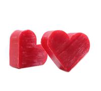 Heart-Shaped Guest Soap, Raspberry Scented, 20g, Pack of 10