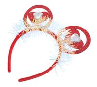 Heart Shaped Headband for Adults, Red Felt Party Hair Accessory