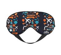Heart Shaped Honeycomb Sleep Mask Double-Sided Eye Mask Soft Adjustable Sleeping Eye Covers for Sleeping Perfect Shading Reduce Eye Edema