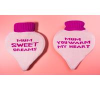 Heart-Shaped Hot Water Bottle : My Heart and Sweet Dreams/Two (Each One)