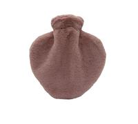Heart Shaped Hot Water Bottle Pink Heart Faux Fur 1 Litre