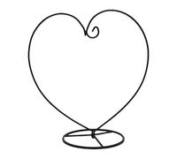 Heart-Shaped Jewelry Hanger, Landscape Glass Iron Rack, Heart-Shaped Flower Stand, Bracket Iron Rack, Multi-Function Hook for Home Decoration, Wedding Venues and Parties,for Family and Friends