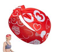 Heart Shaped Knotted Headbands,Love Heart Shaped Headband - Fall Winter Headband Wrap,Elastic Hair Band,Hair Accessories for Valentine,Vacation