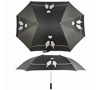 Heart-Shaped Lovers Umbrella Gift Fallen Fruits Multi One Size