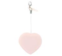 Heart Shaped Macaron Cleaning Tool for Eyeglasses and Screen | Pink PP and Silicone, Portable Hanging Pendant, Multiple Uses for Phone Pocket Storage and Decoration