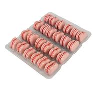 Heart Shaped Macarons (Raspberry Flavoured) Selection - Tray of 24