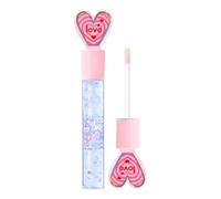 Heart-Shaped Mirror Finish Glossy Lip Gloss, Natural Moisturizing Plump Lipstick Shimmering Lip Oil, Fine Glittering Lip Gloss Light Moisturizing Mirror Finish (#01)