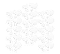 Heart Shaped Mirror Wall Stickers 270pcs Mosaic Tiles, Self Adhesive | Mini Heart Design, Silver Glossy Finish, Lightweight Moisture Resistant, for Bathroom and Living Room Decor