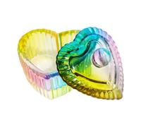 Heart Shaped Nails Art Glass Dappen Dish Crystal Glass Cup With Lid Nail Liquids Crystal Cup Nail Bowl Heart Shaped Nails Art Dappen Dish Liquids Bowl