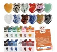 Heart-Shaped Natural Stone, "I Love You" Valentine's Day Gift from Nature, Unique Love Token & Keepsake, Handwritten Note on Stone for Her/Him (Each Stone is Unique)