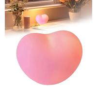 Heart Shaped Night Light Cute Love Heart Creative Night Light Mini Led Kids Nursery Lamp Star Night Light Projector Gift for Women and Girls on Valentine's Day (Pink)