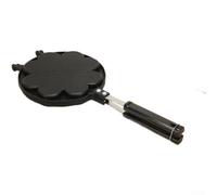 Heart Shaped Nonstick Waffle Maker, 4 Grid Aluminum Alloy Baking Pan for Home Kitchen, Double Sided for mold for Romantic Breakfast Desserts
