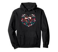 Heart-shaped Otter couple - Valentine's day Pullover Hoodie