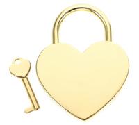 Heart Shaped Padlock with Key for Diary Book and Handbag