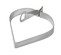 Heart Shaped Pancake Mold - Stainless Steel Egg Ring | Muffin In Poached Griddle | Folding Cake Mould With Handle Manufacturer | Non-stick Fried Egg Ring