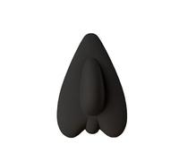 Heart Shaped PC Muscle Training Device, Unisex Massager, Lifting Buttocks and Anus to Prevent Hemorrhoids(Black)