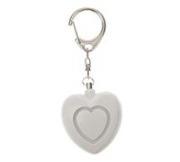Heart-shaped Personal Alarm Keychain Keychain Emergency Alarm and Lights