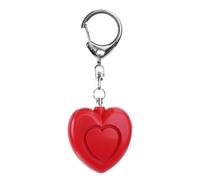 Heart Shaped Personal Alarm - Portable Self Safety, High Decibel Sound Siren Keychain, Long Emergencyy Protection Tool with Led Light | Alarmm Keychainn Usage for Women Outdoor Activities Travel