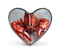 Heart Shaped Pin Button Badge for Woman, Decorative Lapel Tie Pin for Man, Cute Heart Brooch Pins Lobster Button Badges for Backpack Jackets Hats Decor