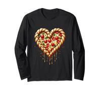 Heart-Shaped Pizza Long Sleeve T-Shirt