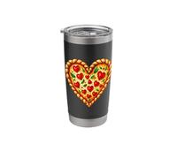 Heart-Shaped Pizza Stainless Steel Insulated Tumbler