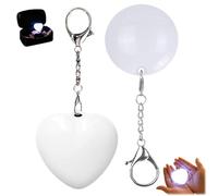Heart Shaped Purse Light, Purse Glow Heart Light, Love Wallet Tote Bag Touch Sensing Lights, Rechargeable Mini Portable Glowing Purses Lamp LED Automatic Glow Lights for Inside Purses (B+D)