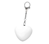 Heart Shaped Purse Light, Touch Sensor LED Keychain, Portable Night Lamp, USB-C Rechargeable ABS Bag Charm, 2 x 2.1 x 0.8 in, 5.2 x 5.3 x 2.2 cm, Gifts for Women
