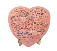 Heart Shaped Puzzle, 1000 Pieces - Colorful Valentines Jigsaw For Adults Nature Collage Art Challenging Game Romantic Birthday Activity Set