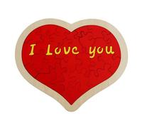 Heart Shaped Puzzle,I Love You Brick Puzzles | Romantic Decor Valentine's Day for Women Men Aldults Kids Couples