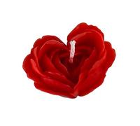 Heart-Shaped Rose Scented Candle with Soybean Wax - Valentine's Day Desktop Decoration | Romantic Gift for Ladies Mothers for Christmas Birthday | 6.5x5x3.5cm / 2.56x1.97x1.38in