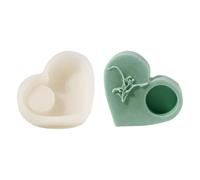 Heart Shaped Silicone Candlestick Molds for Epoxy Resin Tealight Stand Holder Home Decoration Soap Making Silicone