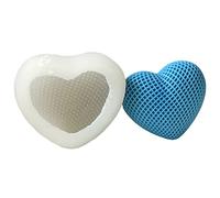 Heart Shaped Silicone Mold,3D Heart Resin Mold,Grids Love Heart Silicone Moulds, Cake Mould Baking ,Suitable for Chocolate Cake Handmade Soap, Heart Pendant ,Bath Bomb Fondant Chocolate (Medium)