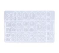 Heart Shaped Silicone Mould Geometric Oval Semicircle Water Droplets Shape DIY Silicone Molds for Fondant Cake Chocolate