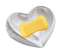 Heart Shaped Soap Dish - Soap Dish for Shower | Heart Shaped Soap Dish Ceramic Heart Shaped Soap Dish | Heart Shaped Soap Holder Case