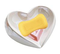 Heart Shaped Soap Dish - Soap Dish for Shower | Heart Shaped Soap Dish Ceramic Heart Shaped Soap Dish | Heart Shaped Soap Holder Case