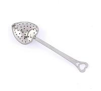 Heart Shaped Stainless Steel Loose Leaf Tea Infuser with Handle for All Loose Leaf Teas, Herbs, Spices and Teapots