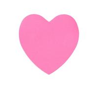 Heart Shaped Sticky Notes Set for Memorable Messages and Decoration (7x7cm)