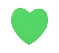 Heart Shaped Sticky Notes Set for Memorable Messages and Decoration (Green, 20x18.7x7cm)