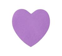 Heart Shaped Sticky Notes Set for Memorable Messages and Decoration (Purple, 7x7cm)