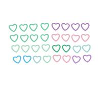 Heart Shaped Stitch Markers Metal Crochet for Quick Knitting Loops Household 40PCS
