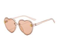 Heart Shaped Sunglasses Ladies Funny Novelty Eyewear for Wedding Birthday Party Photo Shoot Accessories for Teenager Grils Vintage Trendy Love Hearted Sunglass for Beach Outdoor Holidays