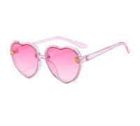 Heart Shaped Sunglasses Ladies Funny Novelty Eyewear for Wedding Birthday Party Photo Shoot Accessories for Teenager Grils Vintage Trendy Love Hearted Sunglass for Beach Outdoor Holidays