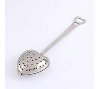 Heart Shaped Tea Infuser, 5.51" x 1.57" Stainless Steel Tea Filter Infuser Spoon Strainer Ball Novelty Partition Spoon Mesh Filters Tool with Long Grip for Home Cafe Restaurant