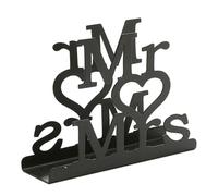 Heart Shaped Tissue Holder Napkin Clamp Dispenser Stand Hollow Ornament for Wedding Birthday Party Dining Table Decor Tissue Holder for Bathroom