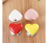 Heart-Shaped Toilet Flush Button - Lovely Toilet Press Tool, Colorful Plastic Replacement for Toilet Tank Button Aid