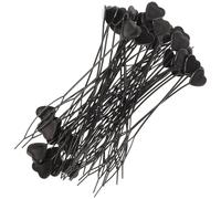 Heart Shaped Topsy Tail Hair Styling Tool 50pcs Black Abs