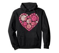 Heart Shaped Volleyball Player Life Pullover Hoodie